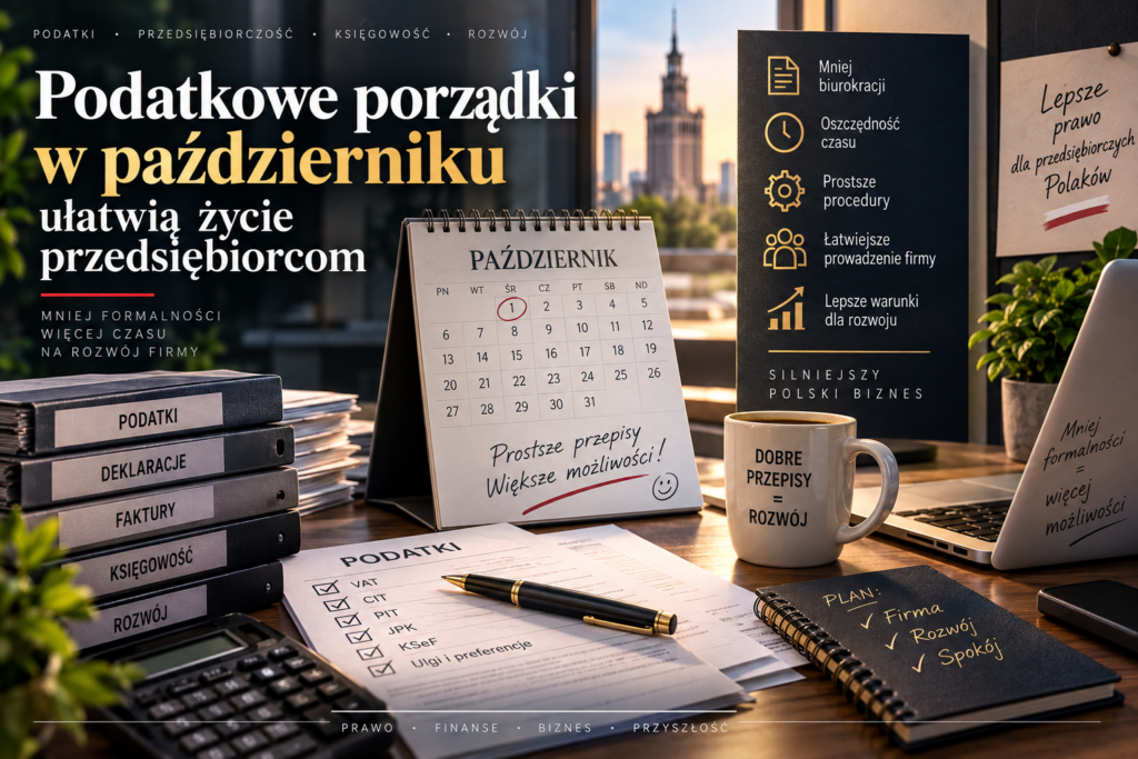 Podatkowe porządki w październiku. Zmiany mają ułatwić życie przedsiębiorcom 1b515bcd a08f 4b4b a8ce ce4a6a88ac00
